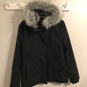 Talula Babaton (Aritzia) Jacket with faux fur